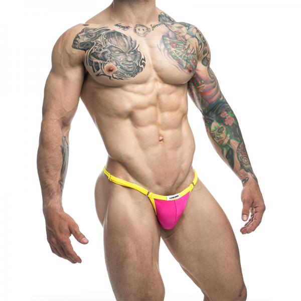 Malebasics Justin + Simon Bikini One Hot Pink O/s