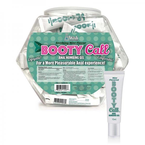 Bootycall Anal Numbing Gel Mint 65-piece Fishbowl Display