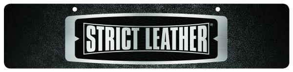 Strict Leather Display Sign