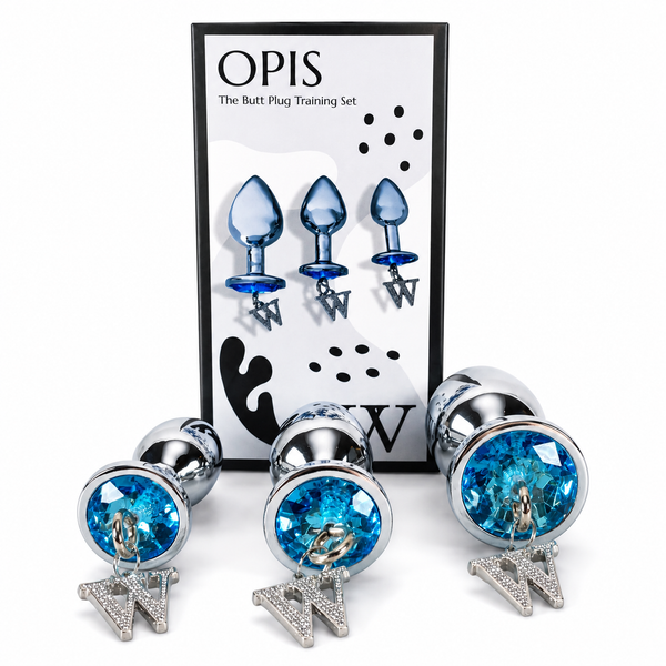 Gem Butt Plug - Anal Training Set - 3-Piece Jewel Butt Plug Kit | VforVibes