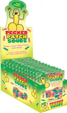 Pecker Patch Sour Gummies 12 Count Display
