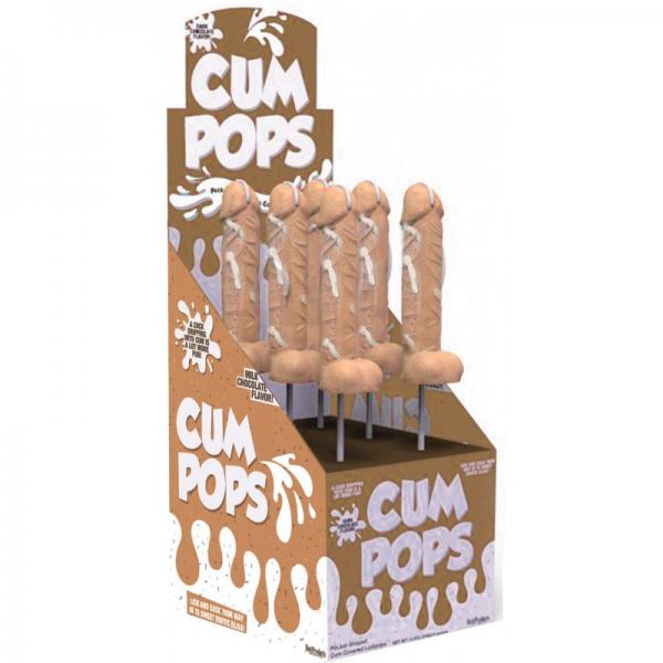 Cum Cock Pops Milk Chocolate 6 Piece Display