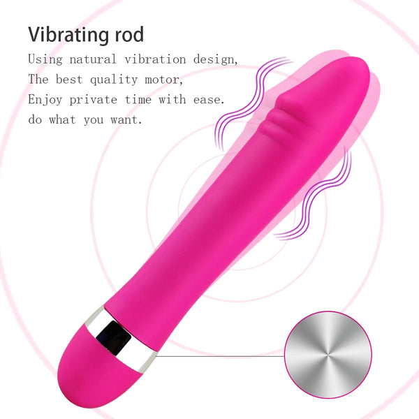 Realistic Dildo Mini Vibrator Erotic G Spot Magic Wand Anal Plug