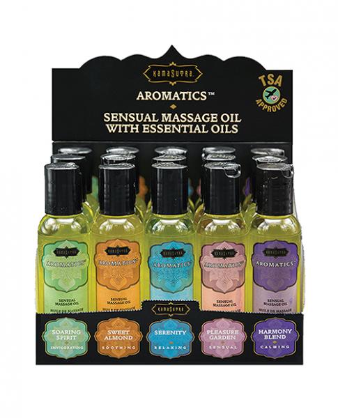 Kama Sutra Natural Massage Oils Prepack
