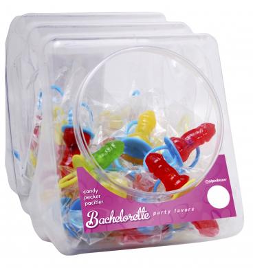 Bachelorette Party Favors Candy Pecker Pacifier 48 Per Display