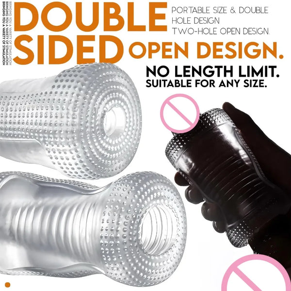 3D Spiral Textured Pocket Pussy