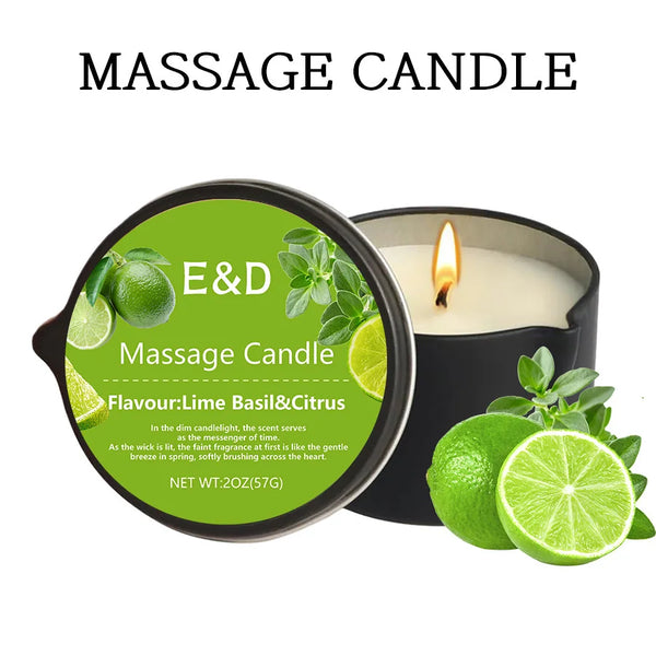 Massage Oil Candle, for Stress Relief and Skin Moisturizing
