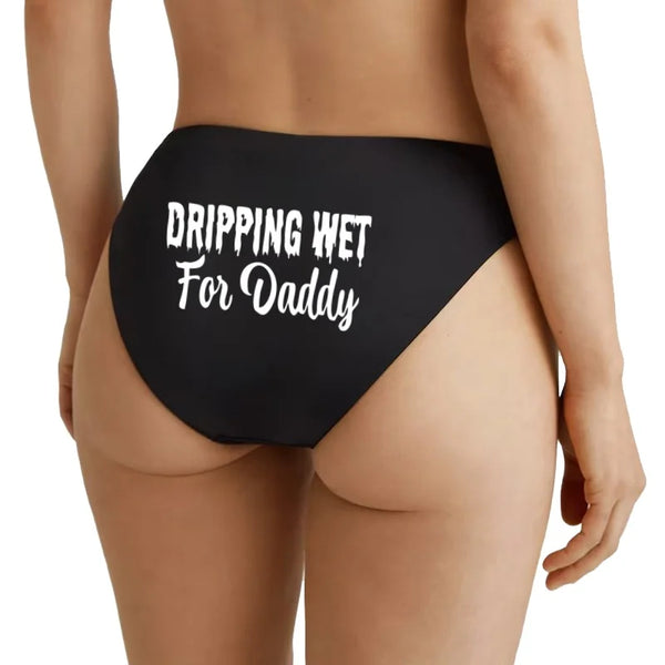 DRIPPING WET For Daddy Hot Cotton Underwear
