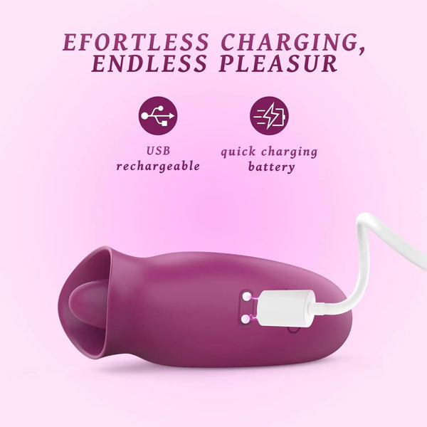 G-spot Clitoral Licker Tongue Vibrator