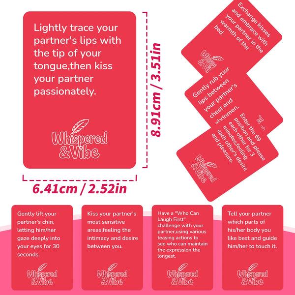 Whispered & Vibe Couple Reconnection Cards