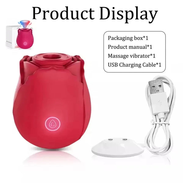Rose Sucking Vibrating Egg