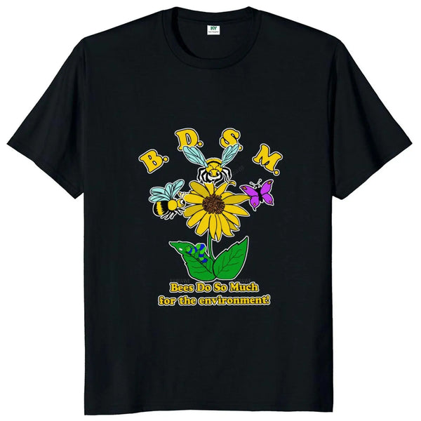 BDSM  T Shirt Adult Humor Slang BDSM Puns Tops Casual Cotton Unisex T-shirt