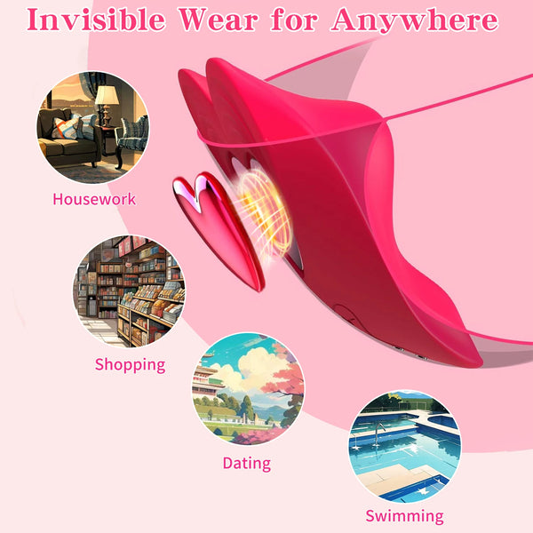 APP-Controlled Wearable Couple's Vibrating Panties
