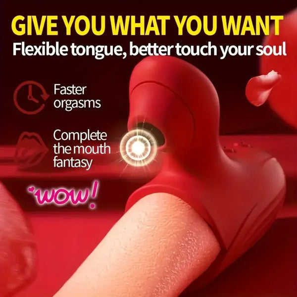 Powerful Sucking Rose Vibrator