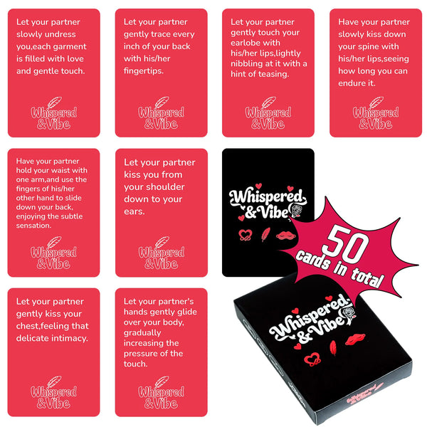 Whispered & Vibe Couple Reconnection Cards