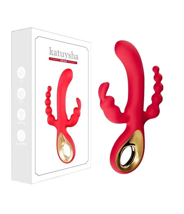 3 In 1 Dildo Rabbit Vibrator for G-Spot Orgasm