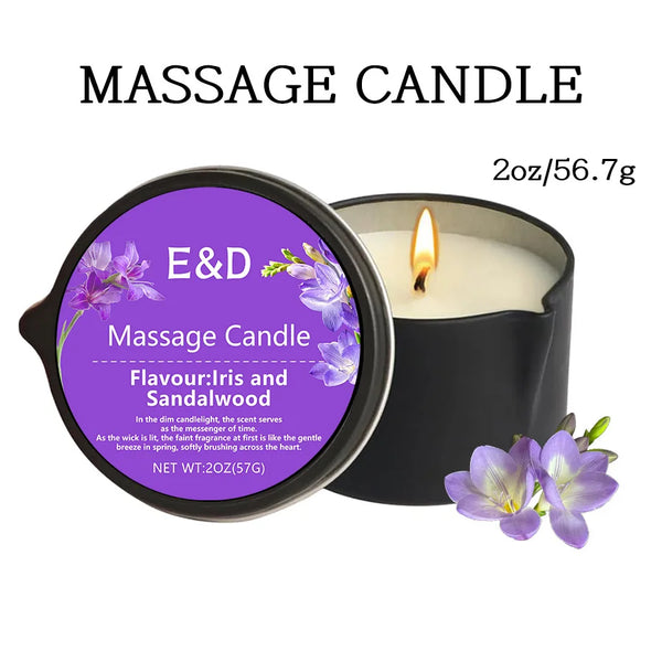 Massage Oil Candle, for Stress Relief and Skin Moisturizing