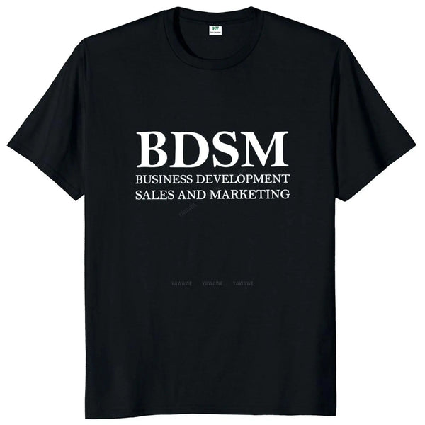 BDSM  T Shirt Adult Humor Slang BDSM Puns Tops Casual Cotton Unisex T-shirt
