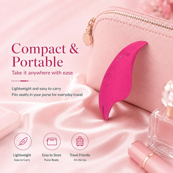 9 Modes Low Noise Wearable Vibrator Silicone Clitoral Stimulator Bluetooth