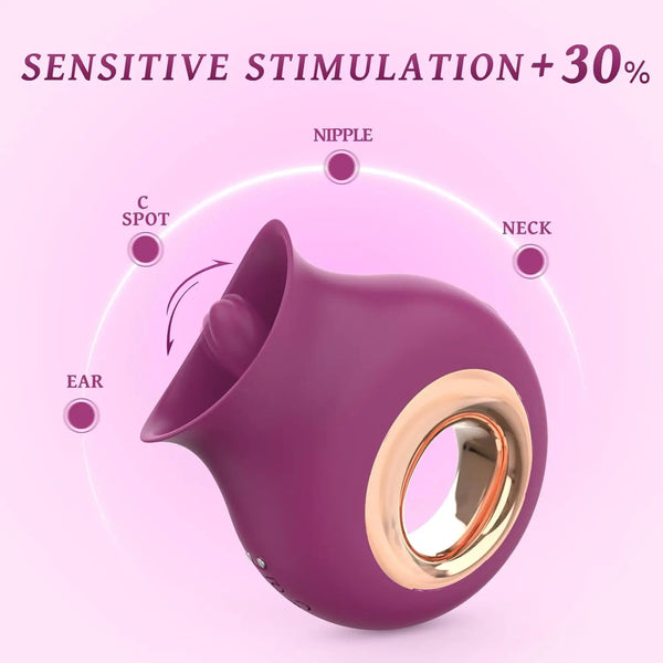 G-spot Clitoral Licker Tongue Vibrator