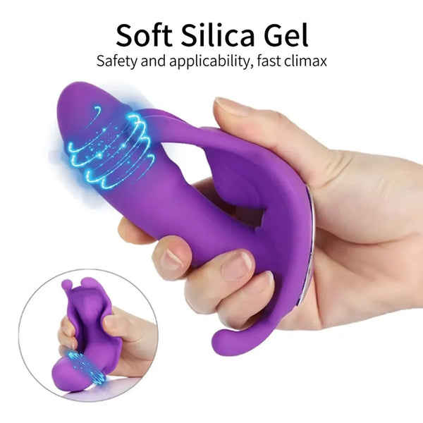 Remote Control Rabbit Vibrator Wearable Panties Dildo