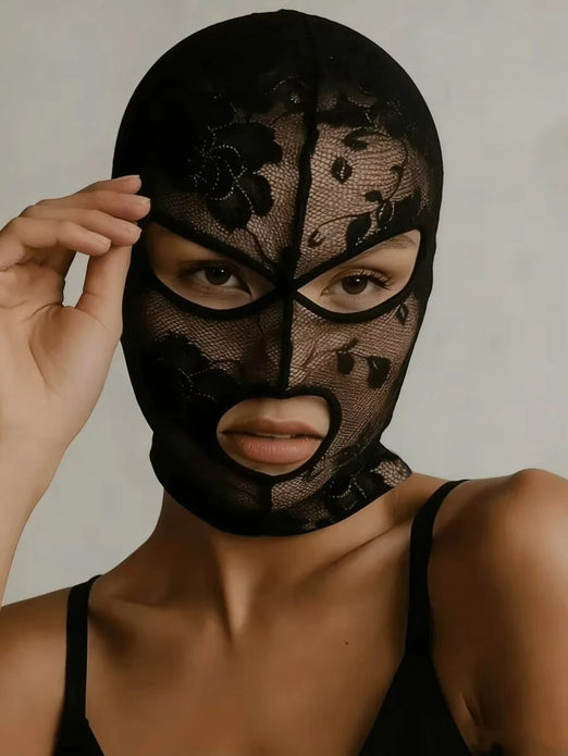 Unisex Full Face Venetian Gothic Lace Mask