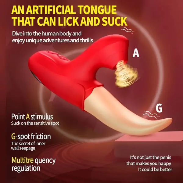 Powerful Sucking Rose Vibrator