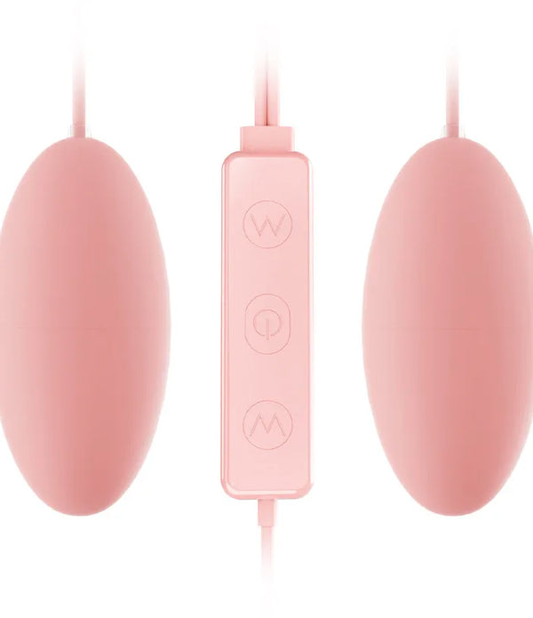 10 Frequency Double Vagina Balls Vibrator