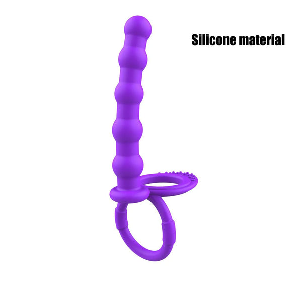 Silicone Double Ring Prostate Massager