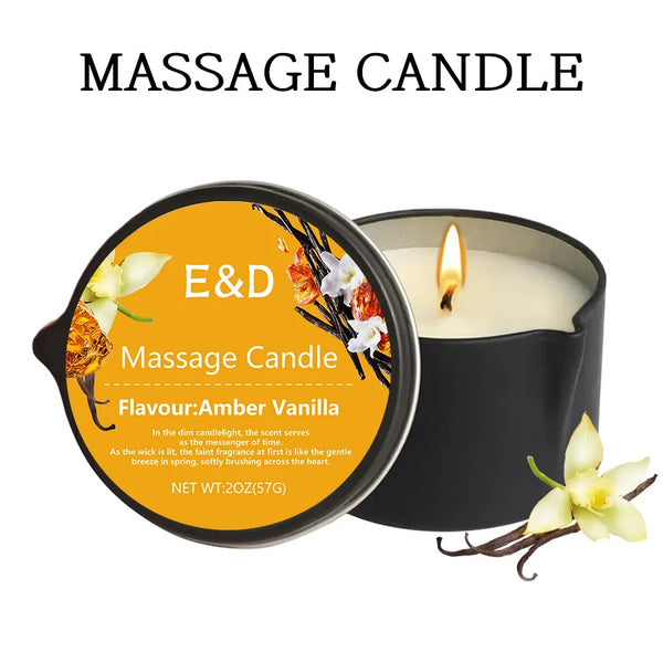 Massage Oil Candle, for Stress Relief and Skin Moisturizing