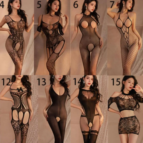 Lingerie Tight bow hollow out