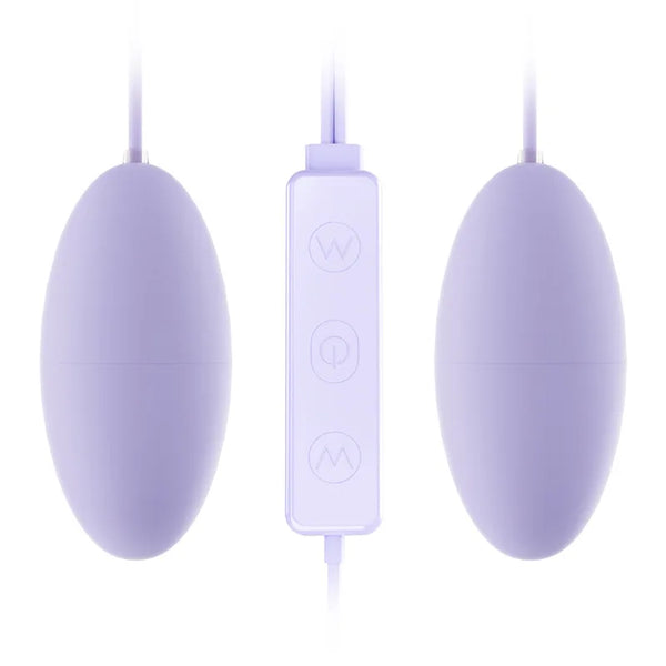 10 Frequency Double Vagina Balls Vibrator