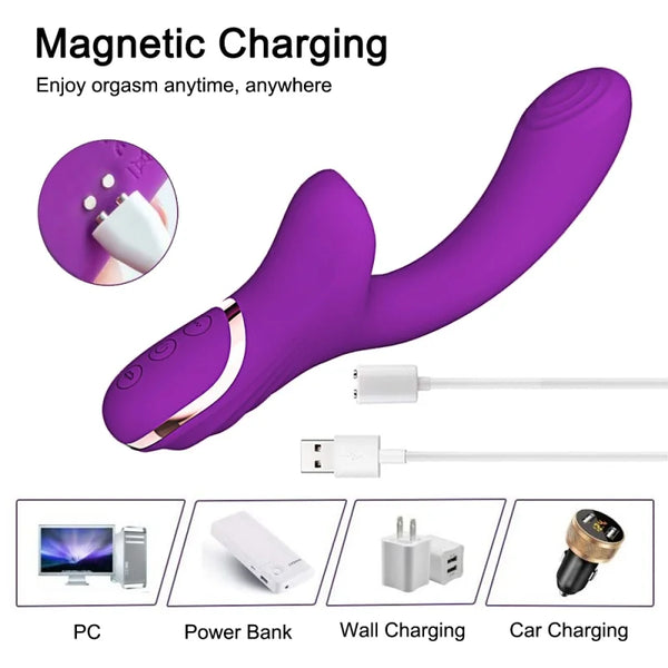 2 in1 G Spot Rabbit Vibrator