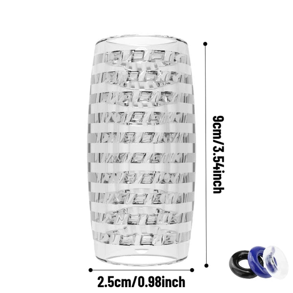 3D Spiral Textured Pocket Pussy