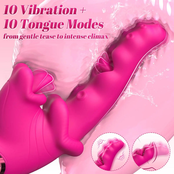 3 in 1 Tongue Licking Vibrator