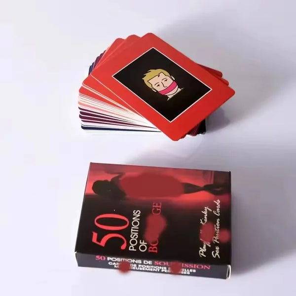 English & Spanish Sexual Position Cards Role Playing