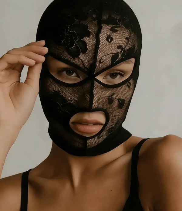 Unisex Full Face Venetian Gothic Lace Mask