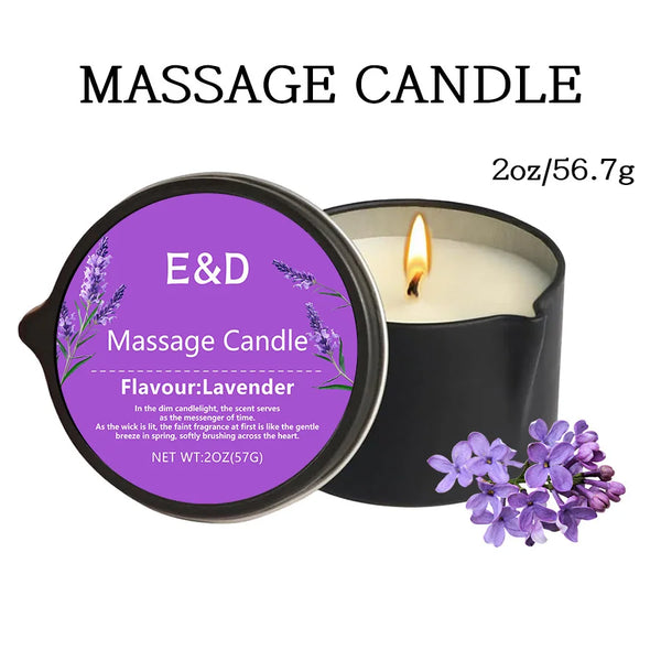 Massage Oil Candle, for Stress Relief and Skin Moisturizing