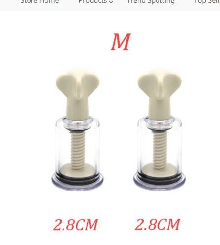 Nipple Sucker Enhancer with Nipple Clips Clitoral Pleasure Tool