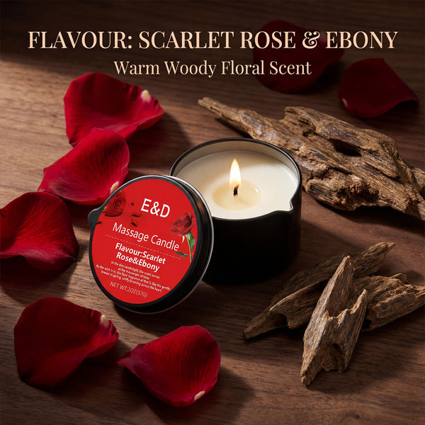 Massage Oil Candle, for Stress Relief and Skin Moisturizing