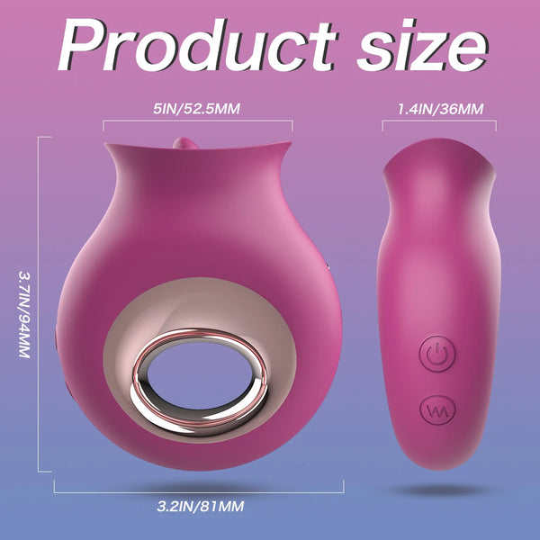 G-spot Clitoral Licker Tongue Vibrator