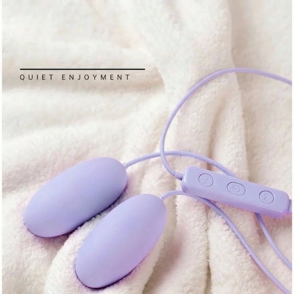 10 Frequency Double Vagina Balls Vibrator