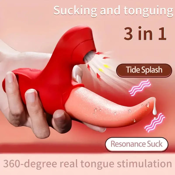 Powerful Sucking Rose Vibrator