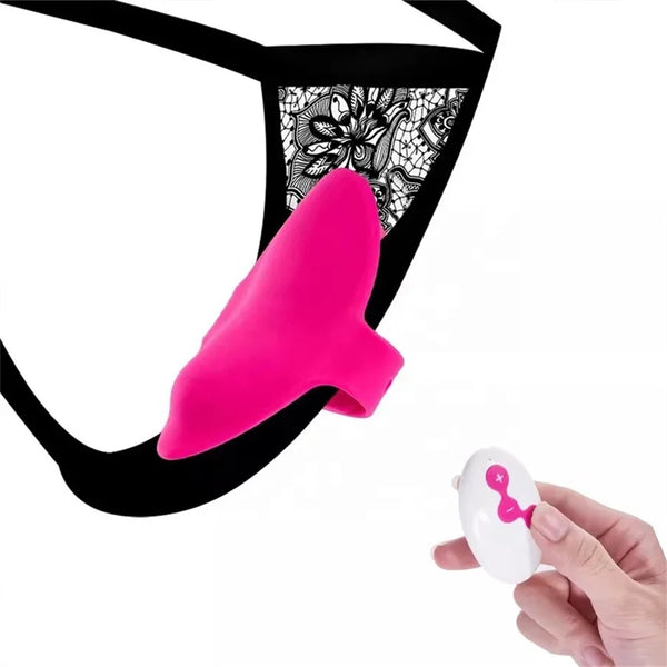 Panty with Remote Control Bullet Sex Toy Vibrating Panties for Couples with Red Pink