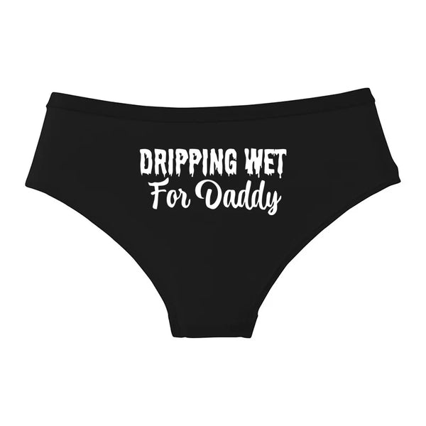 DRIPPING WET For Daddy Hot Cotton Underwear