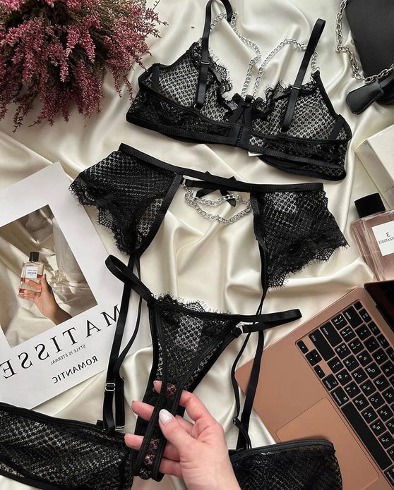 Bras Sets Lace Garter