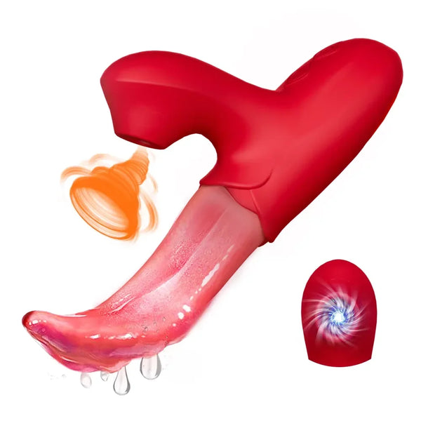 Tongue Licking Swing G-Spot Vibrator