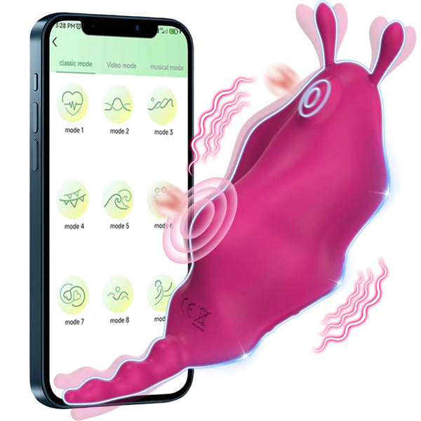 APP Remote Control Vibrator Panties
