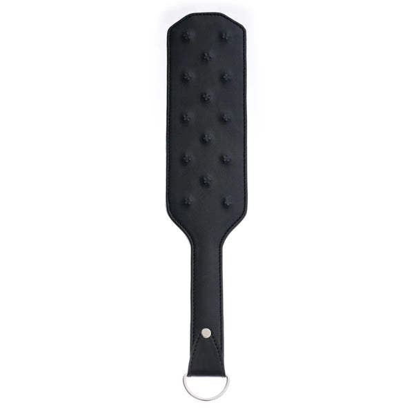 BDSM Spanking Paddle Dual Side Leather Spiked Whip