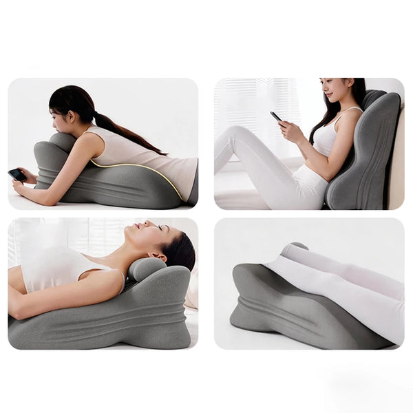 Wedge Pillow for Adult Play Butt Cushion for Couples Intimacy Pillow Memory Foam for Couples&Pregnancy Removable Washable Cover